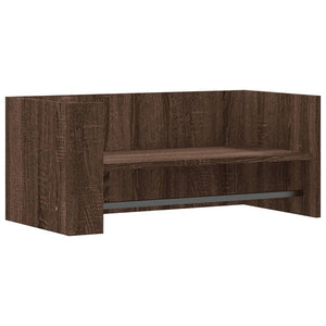 vidaXL Wall Shelf Brown Oak 70.5x35x30.5 cm Engineered Wood