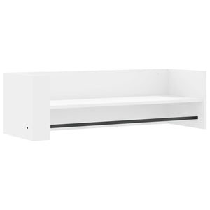 vidaXL Wall Shelf White 100x35x30.5 cm Engineered Wood