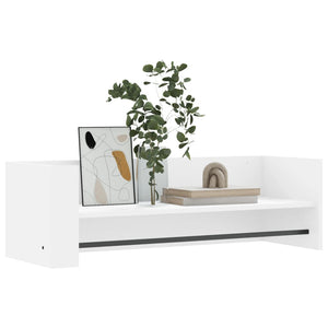 vidaXL Wall Shelf White 100x35x30.5 cm Engineered Wood