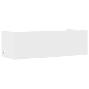 vidaXL Wall Shelf White 100x35x30.5 cm Engineered Wood