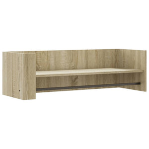 vidaXL Wall Shelf Sonoma Oak 100x35x30.5 cm Engineered Wood