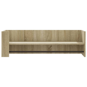 vidaXL Wall Shelf Sonoma Oak 100x35x30.5 cm Engineered Wood