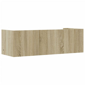 vidaXL Wall Shelf Sonoma Oak 100x35x30.5 cm Engineered Wood