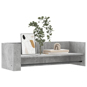 vidaXL Wall Shelf Concrete Grey 100x35x30.5 cm Engineered Wood