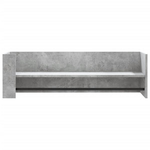 vidaXL Wall Shelf Concrete Grey 100x35x30.5 cm Engineered Wood