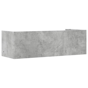 vidaXL Wall Shelf Concrete Grey 100x35x30.5 cm Engineered Wood