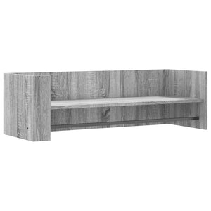 vidaXL Wall Shelf Grey Sonoma 100x35x30.5 cm Engineered Wood