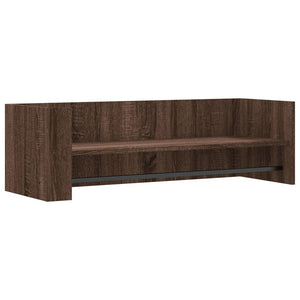 vidaXL Wall Shelf Brown Oak 100x35x30.5 cm Engineered Wood