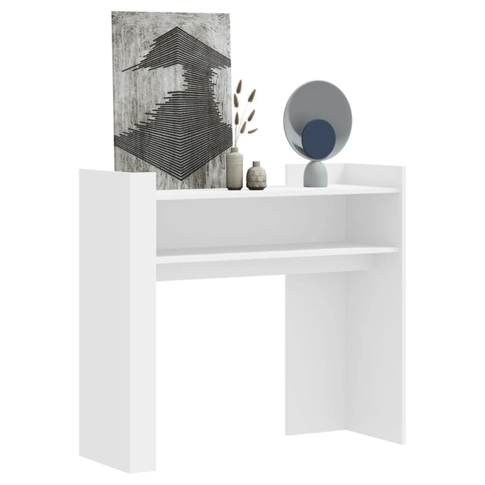 vidaXL Console Table White 100x35x90 cm Engineered Wood