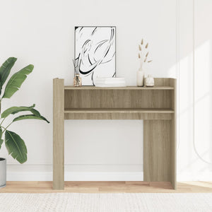 vidaXL Console Table Sonoma Oak 100x35x90 cm Engineered Wood