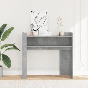 vidaXL Console Table Concrete Grey 100x35x90 cm Engineered Wood