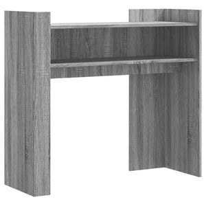 vidaXL Console Table Grey Sonoma 100x35x90 cm Engineered Wood