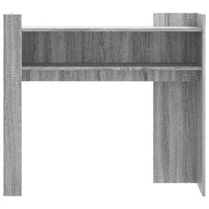 vidaXL Console Table Grey Sonoma 100x35x90 cm Engineered Wood