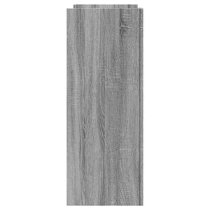 vidaXL Console Table Grey Sonoma 100x35x90 cm Engineered Wood