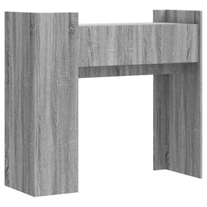 vidaXL Console Table Grey Sonoma 100x35x90 cm Engineered Wood