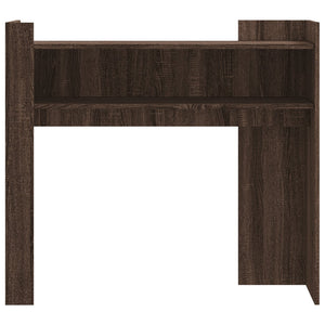 vidaXL Console Table Brown Oak 100x35x90 cm Engineered Wood