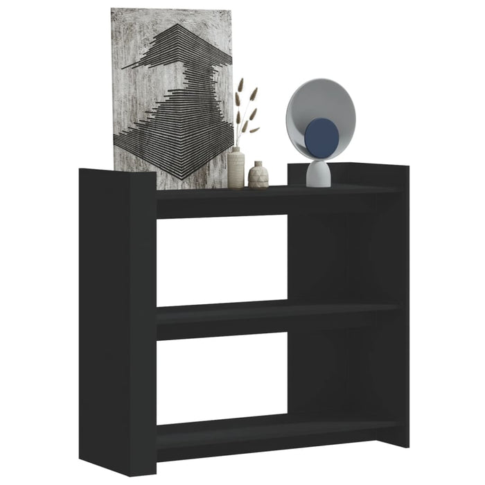 vidaXL Console Table Black 100x35x90 cm Engineered Wood