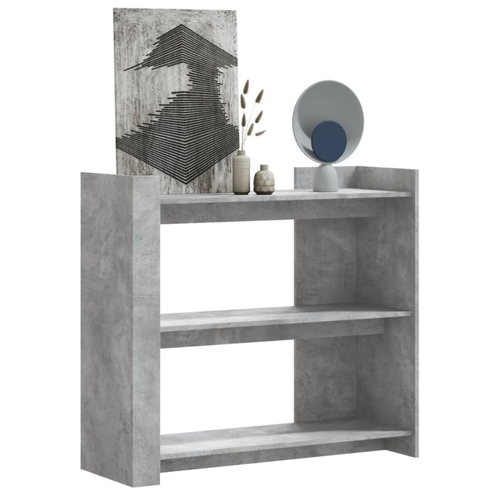 vidaXL Console Table Concrete Grey 100x35x90 cm Engineered Wood