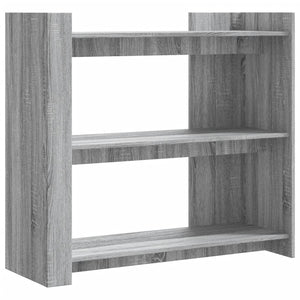 vidaXL Console Table Grey Sonoma 100x35x90 cm Engineered Wood