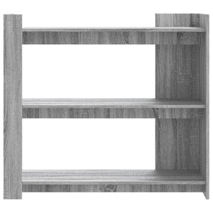 vidaXL Console Table Grey Sonoma 100x35x90 cm Engineered Wood