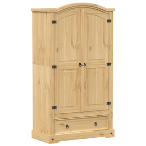 vidaXL Wardrobe Corona 102x52x186 cm Solid Wood Pine