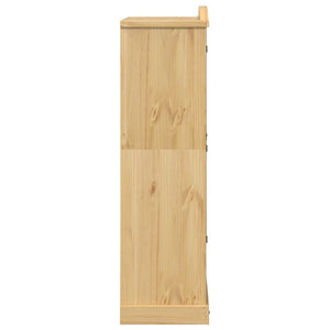 vidaXL Wardrobe Corona 102x52x186 cm Solid Wood Pine