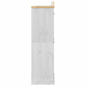 vidaXL Wardrobe Corona White 151.5x52x186 cm Solid Wood Pine