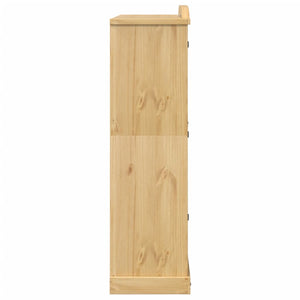 vidaXL Wardrobe Corona 151.5x52x186 cm Solid Wood Pine