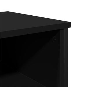 vidaXL Console Table Black 100x35x74.5 cm Engineered Wood