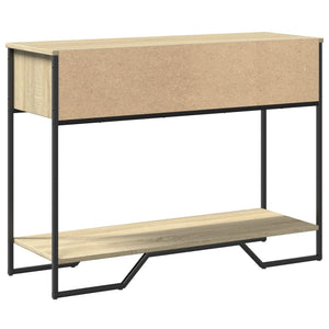 vidaXL Console Table Sonoma Oak 100x35x74.5 cm Engineered Wood