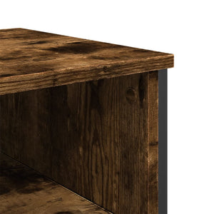 vidaXL Console Table Smoked Oak 100x35x74.5 cm Engineered Wood