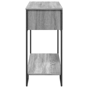 vidaXL Console Table Grey Sonoma 100x35x74.5 cm Engineered Wood