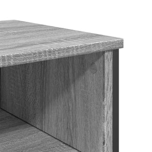 vidaXL Console Table Grey Sonoma 100x35x74.5 cm Engineered Wood