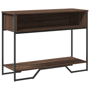 vidaXL Console Table Brown Oak 100x35x74.5 cm Engineered Wood