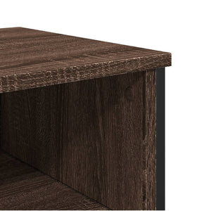 vidaXL Console Table Brown Oak 100x35x74.5 cm Engineered Wood