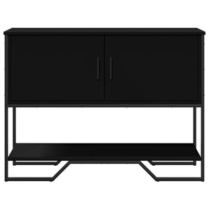 vidaXL Console Table Black 100x35x74.5 cm Engineered Wood