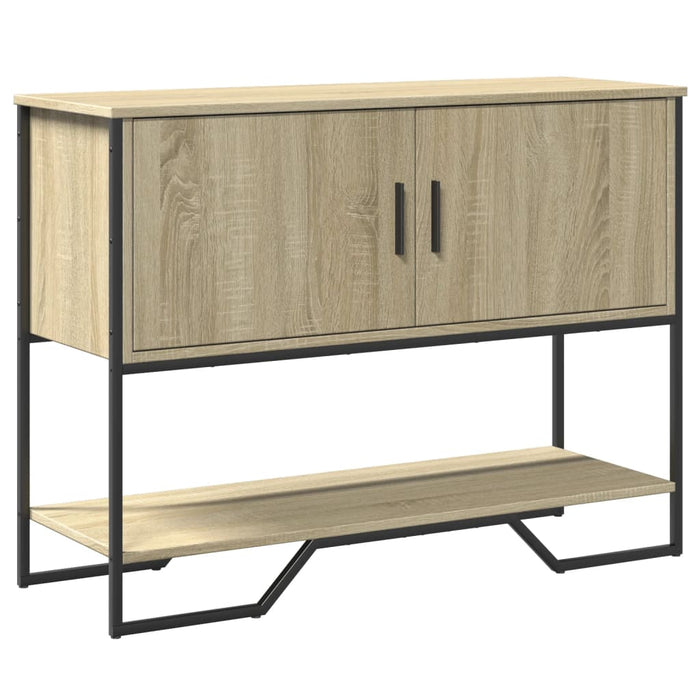 vidaXL Console Table Sonoma Oak 100x35x74.5 cm Engineered Wood