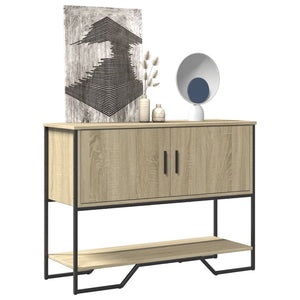 vidaXL Console Table Sonoma Oak 100x35x74.5 cm Engineered Wood