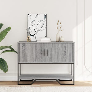 vidaXL Console Table Grey Sonoma 100x35x74.5 cm Engineered Wood