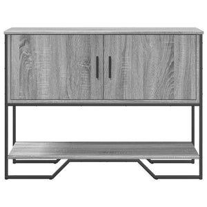 vidaXL Console Table Grey Sonoma 100x35x74.5 cm Engineered Wood