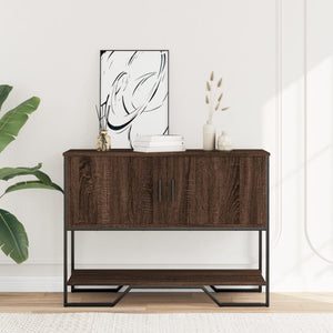 vidaXL Console Table Brown Oak 100x35x74.5 cm Engineered Wood