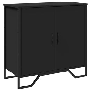 vidaXL Sideboard Black 78x35.5x74.5 cm Engineered Wood