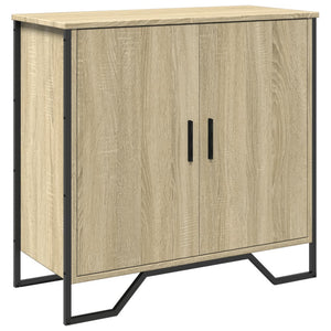 vidaXL Sideboard Sonoma Oak 78x35.5x74.5 cm Engineered Wood