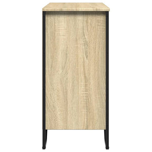 vidaXL Sideboard Sonoma Oak 78x35.5x74.5 cm Engineered Wood