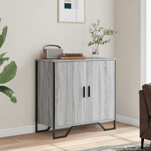 vidaXL Sideboard Grey Sonoma 78x35.5x74.5 cm Engineered Wood