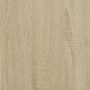 vidaXL Sideboard Sonoma Oak 79.5x35.5x74.5 cm Engineered Wood