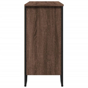 vidaXL Sideboard Brown Oak 91x35.5x74.5 cm Engineered Wood