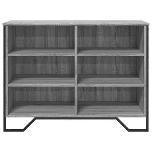 vidaXL Sideboard Grey Sonoma 101x35.5x74.5 cm Engineered Wood