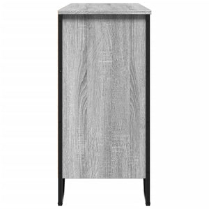 vidaXL Sideboard Grey Sonoma 101x35.5x74.5 cm Engineered Wood