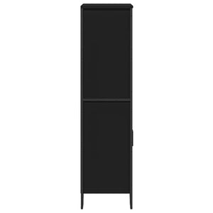 vidaXL Highboard Black 79.5x35.5x137.5 cm Engineered wood